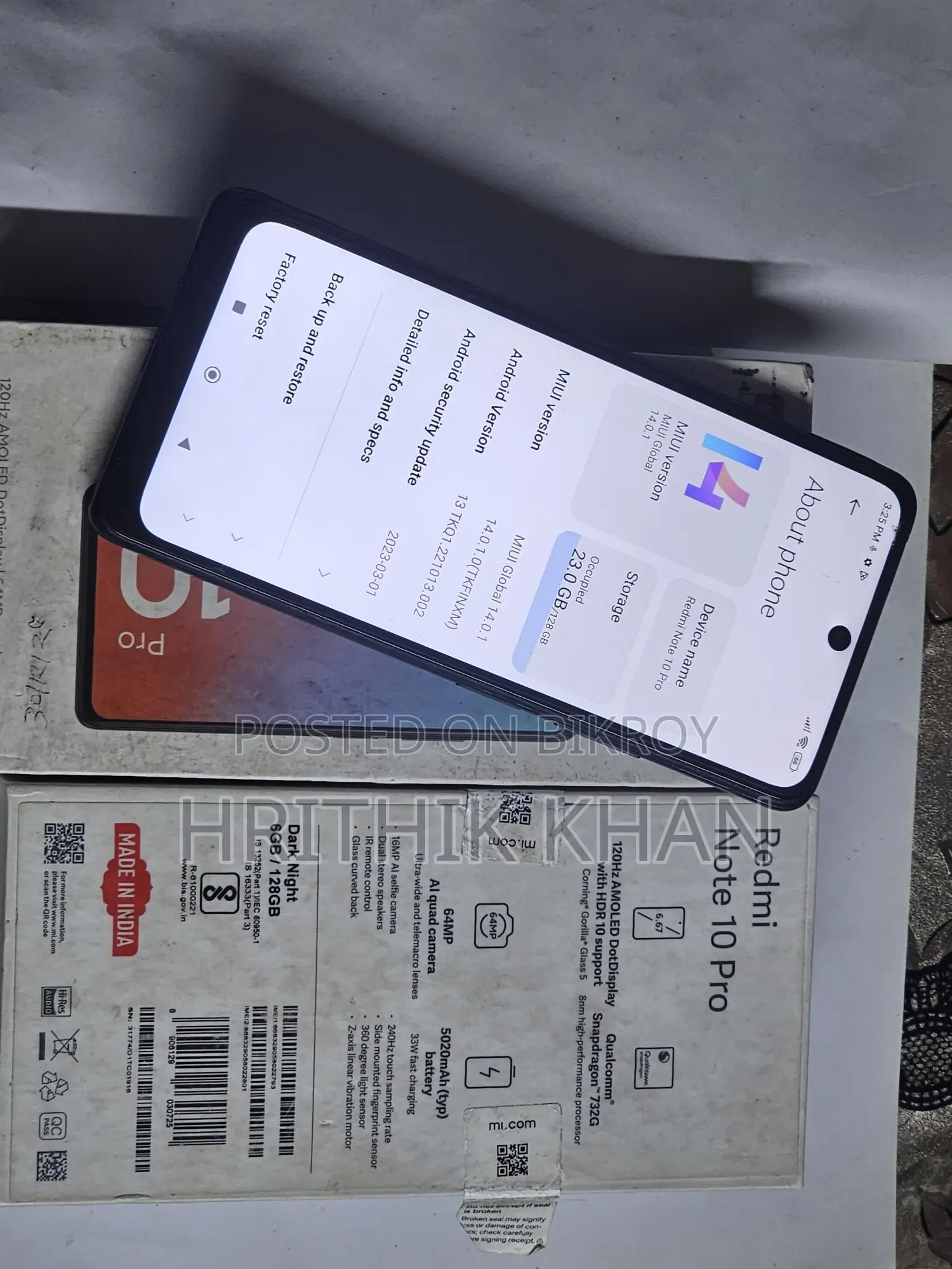 Xiaomi Redmi Note 10 Pro (Used)