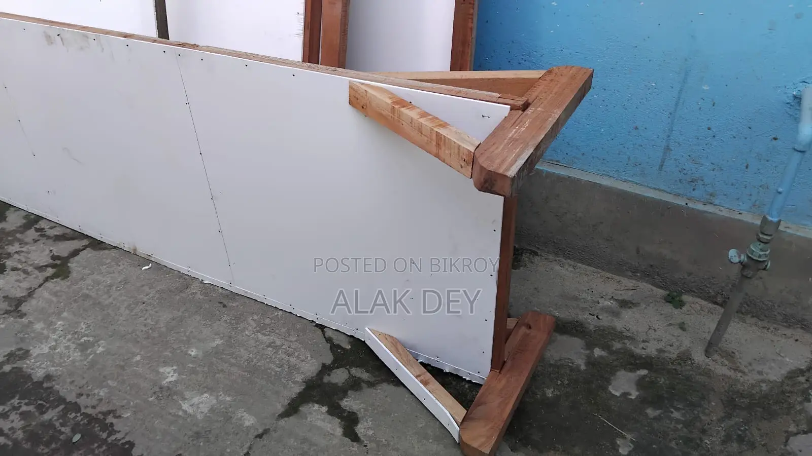 Partition made of Pvc Board and Mahogany wood