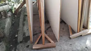 Partition made of Pvc Board and Mahogany wood