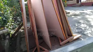 Partition made of Pvc Board and Mahogany wood