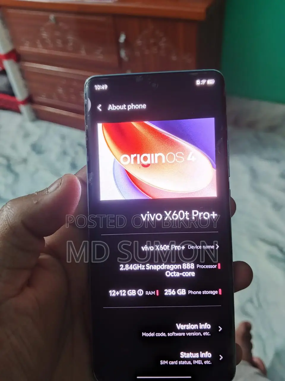 Vivo x60t pro + (Used)