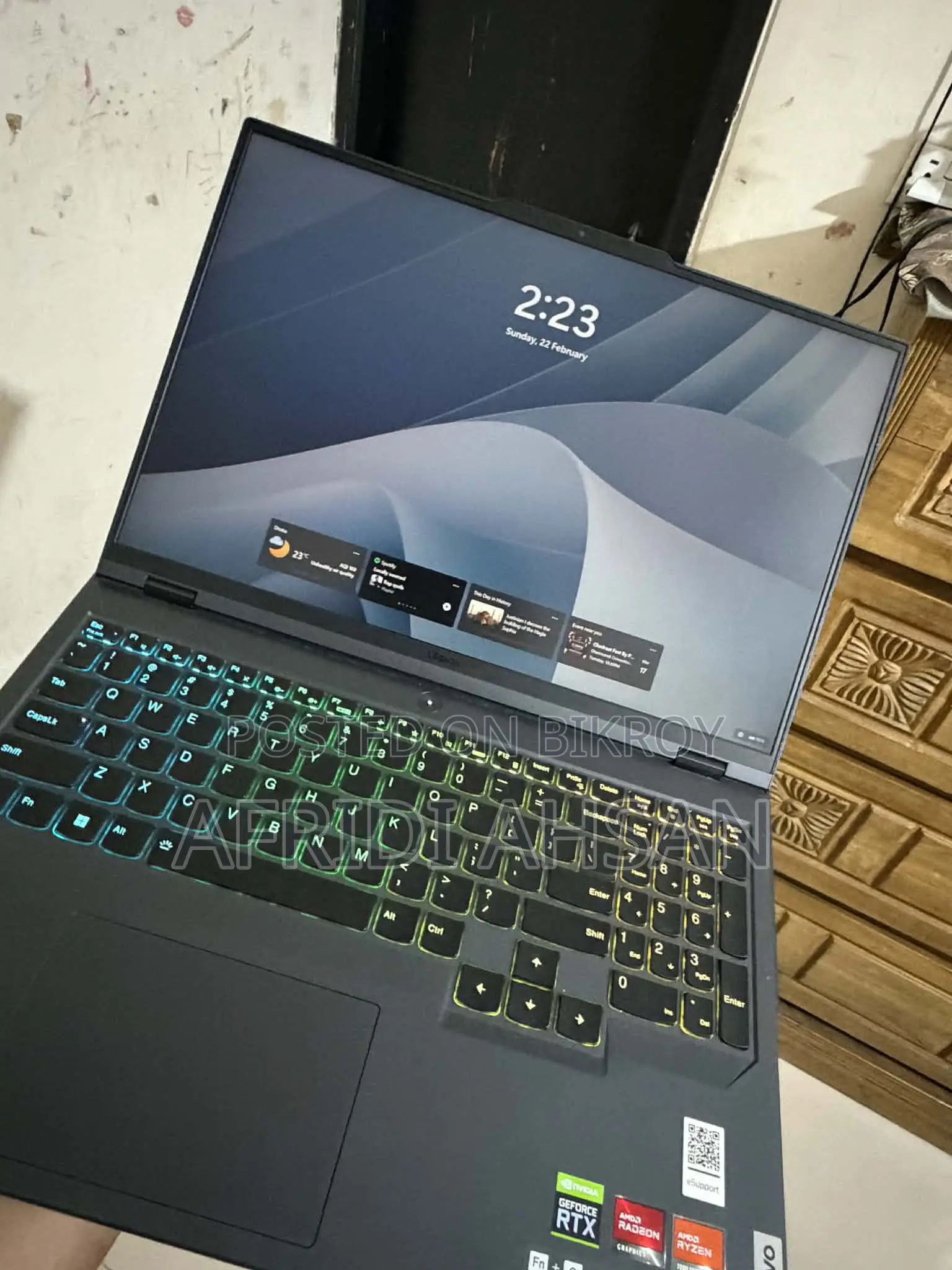 Lenovo Legion Pro 5 up for sale