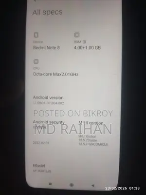 Xiaomi Redmi Note 8 (Used)