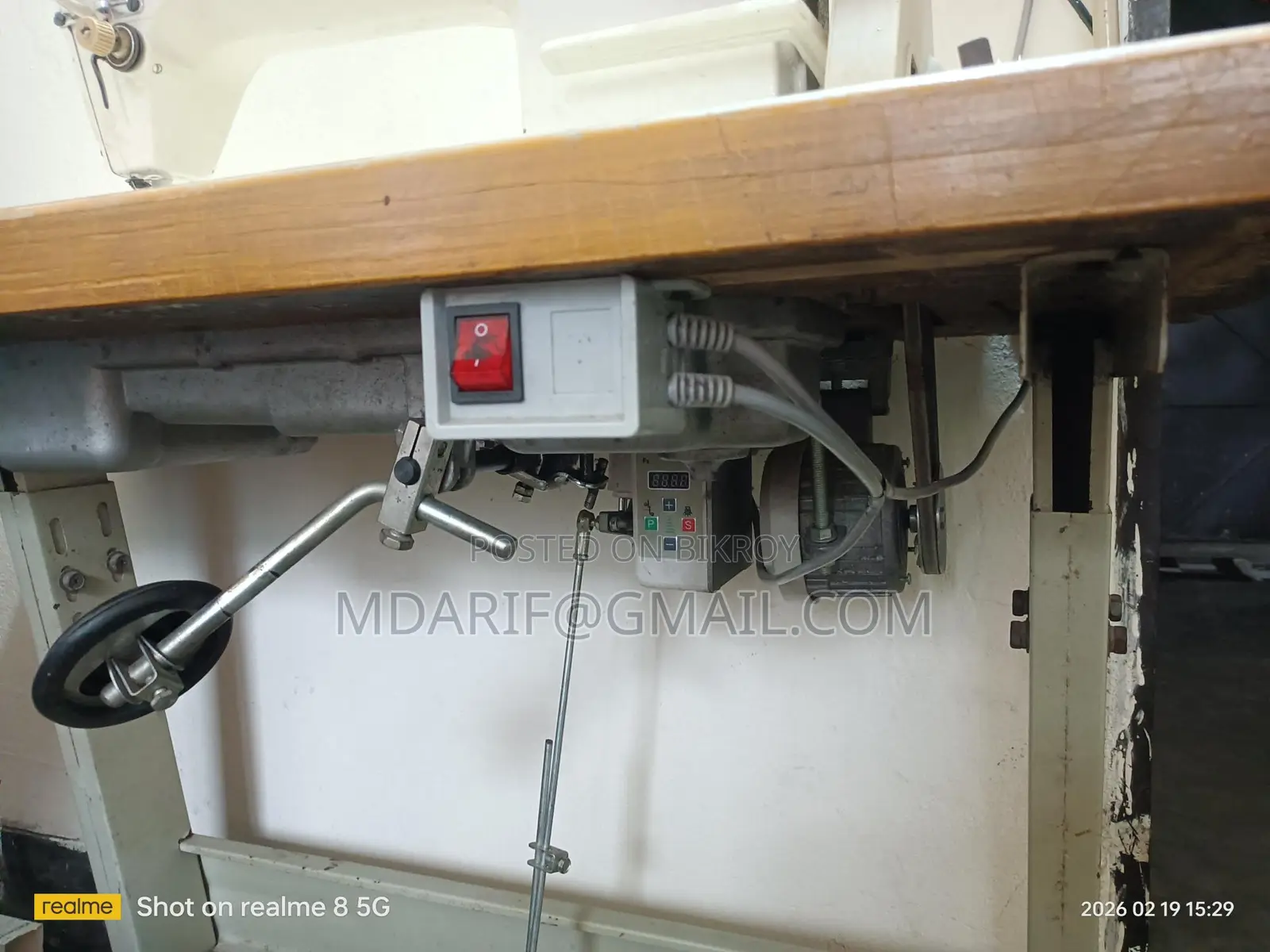 Sewing Machine with Motor