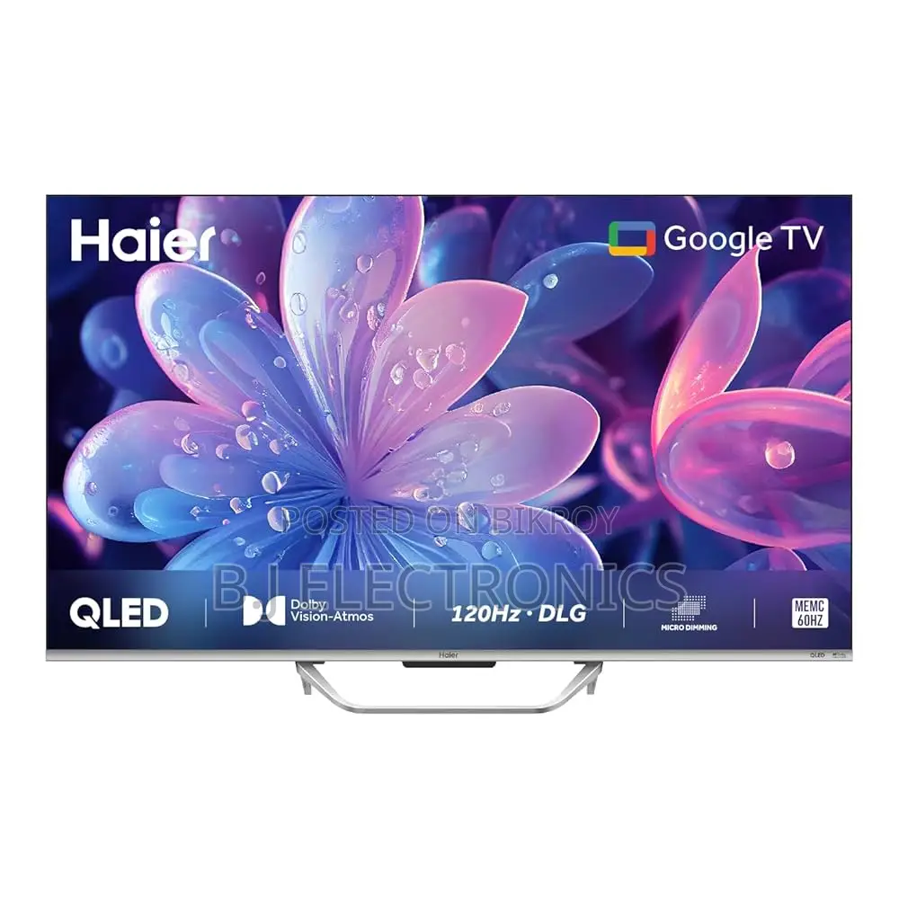 Haier 43 Inch QLED UHD Bezel-less Google TV in Chittagong / Official Product