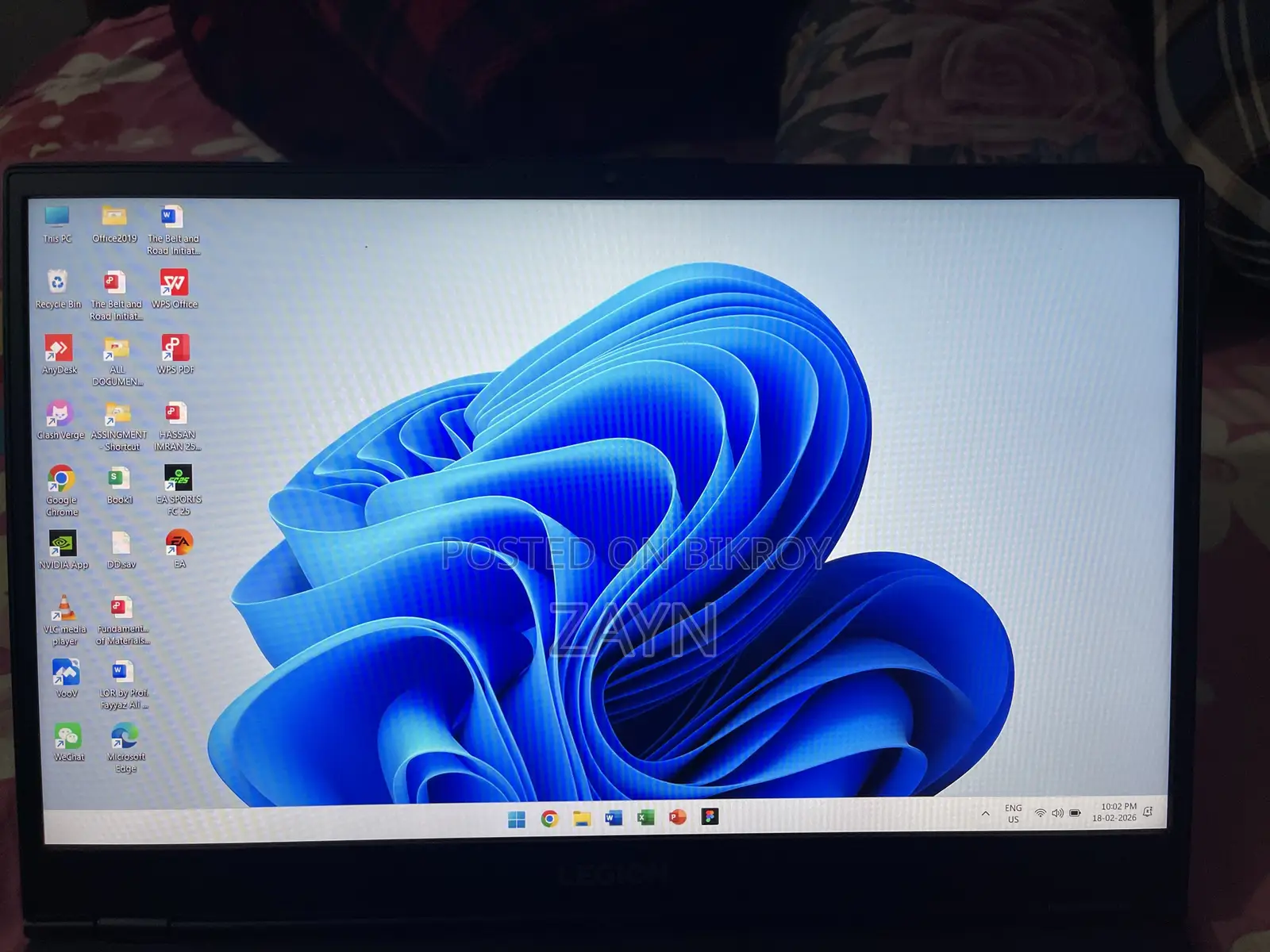Legion Y7000p গেমিং ল্যাপটপ i5 ১০ম জেনারেশন RTX 2060 ১৬ জিবি