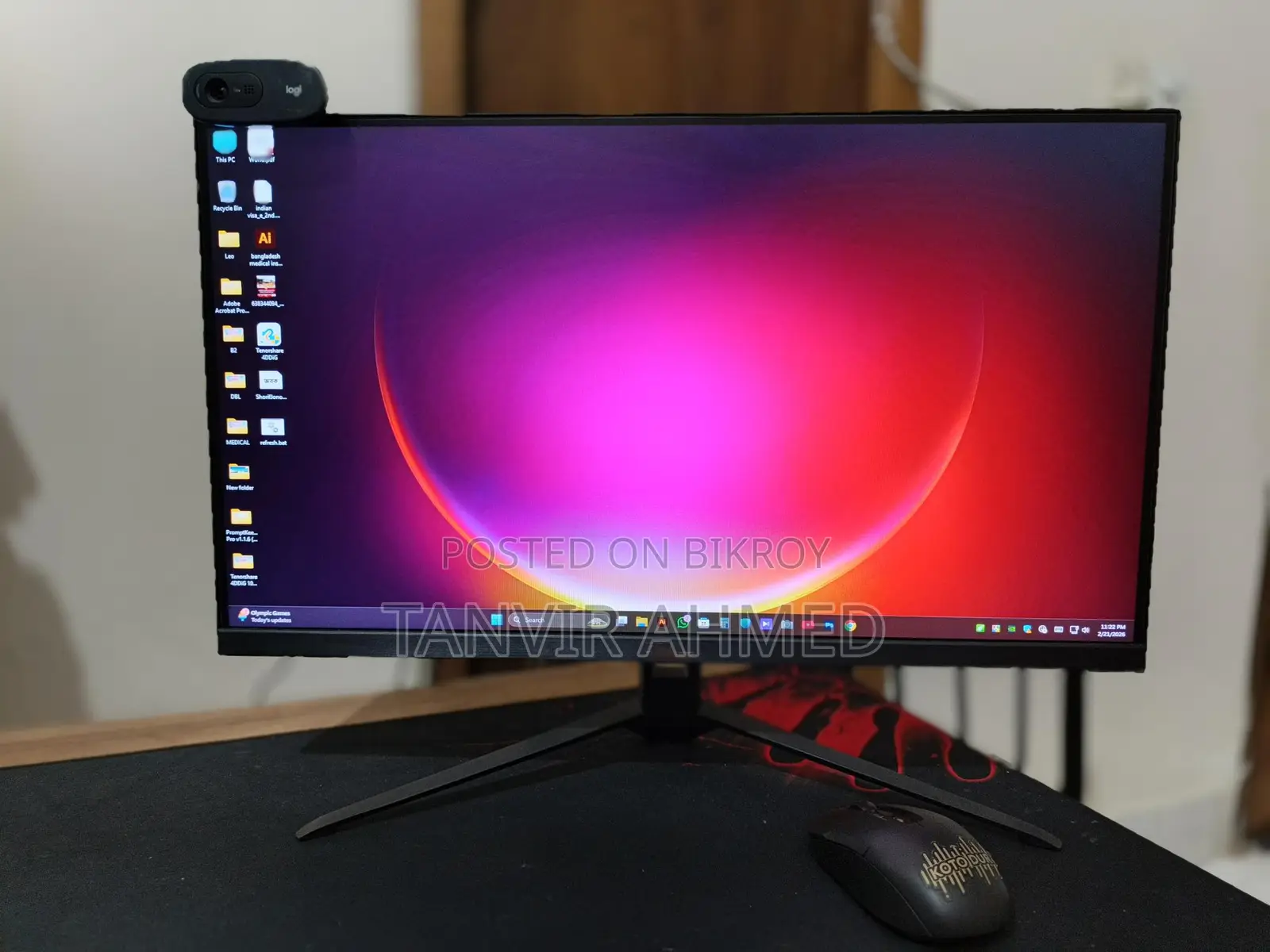 I7 6th Gen PC with 22" New Monitor