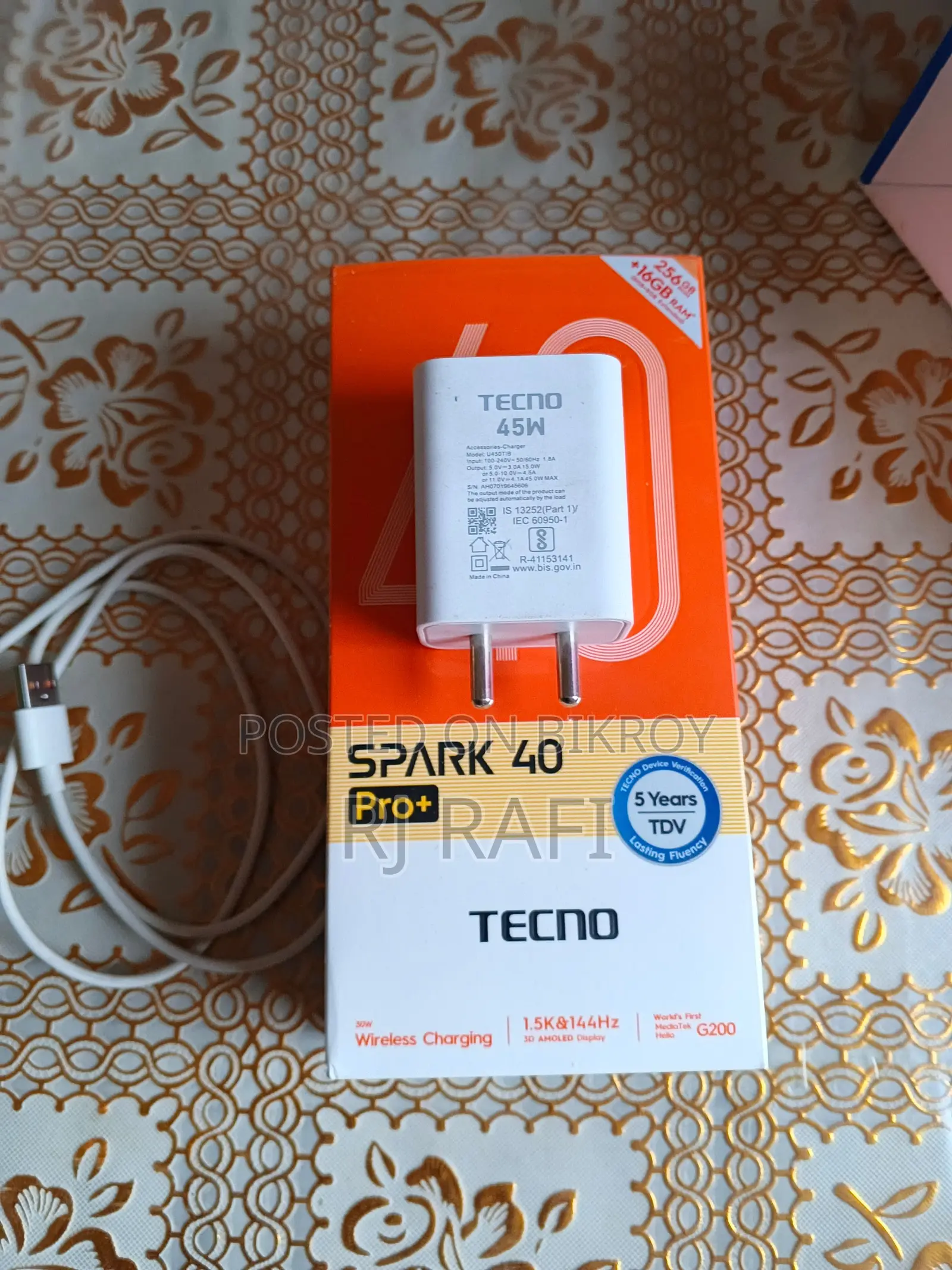 Tecno spark 40 pro+ (Used)