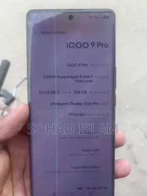 iQOO 9 Pro 12GB 256GB (Used)