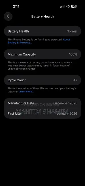 Apple iPhone 17 Pro Max 2025-26 (Used)