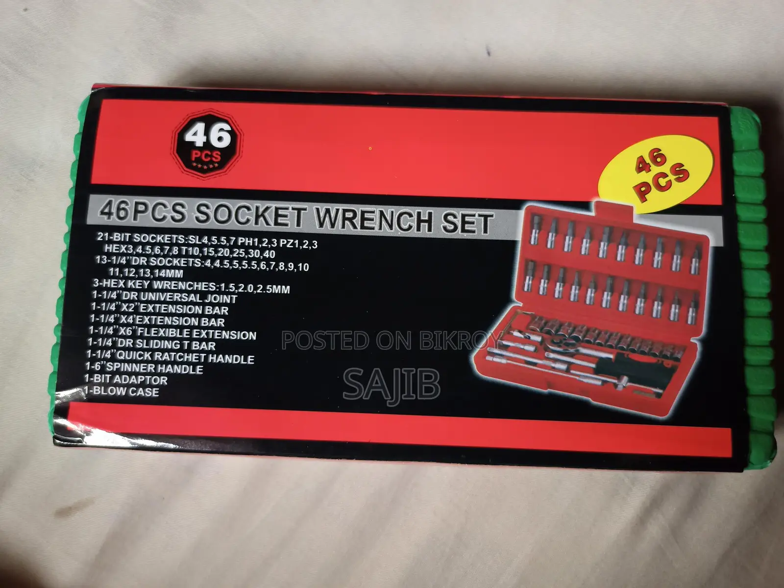 46 PCS Socket Wrench Set
