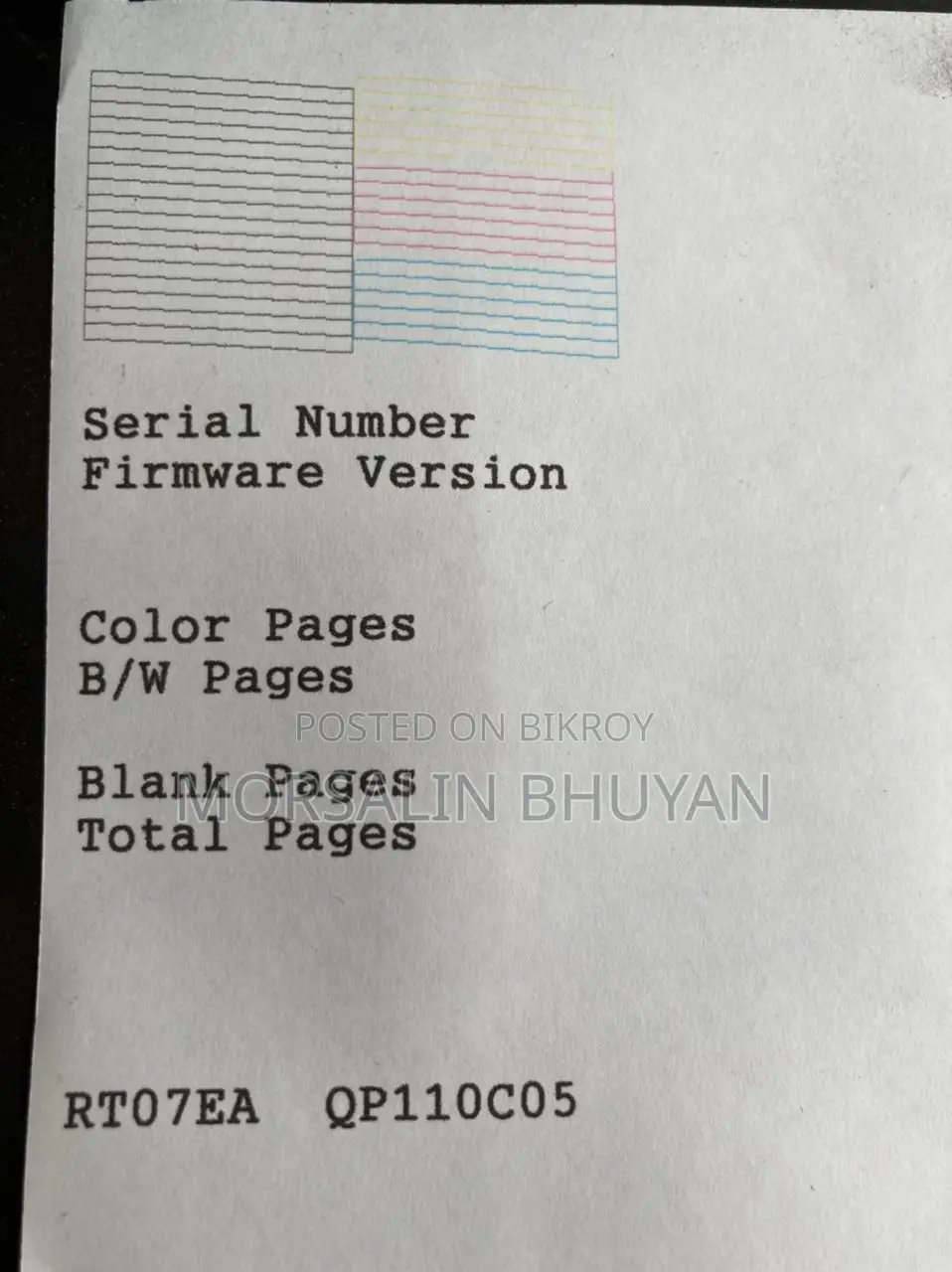 Epson L3110 Color Multifunction Warranty Printer