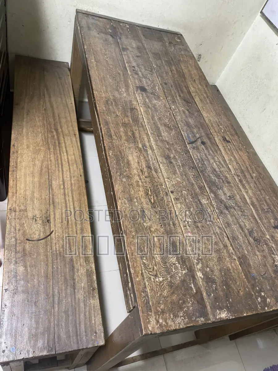 Wood Table-bench