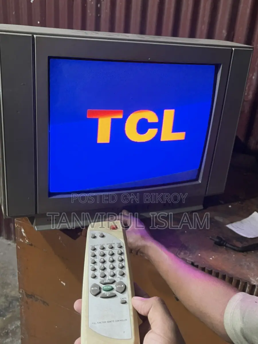 TCL TV, JVC DVD PLAYER combo