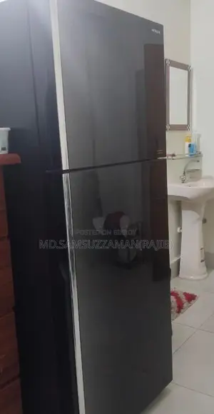 Hitachi Big 2 Glass Series Refrigerator| R-vg560p7pb(gbk) Kd | 489 L