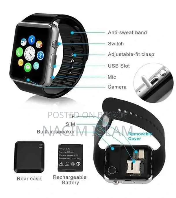 SIM & Memory Card Supported Original Smart Watch