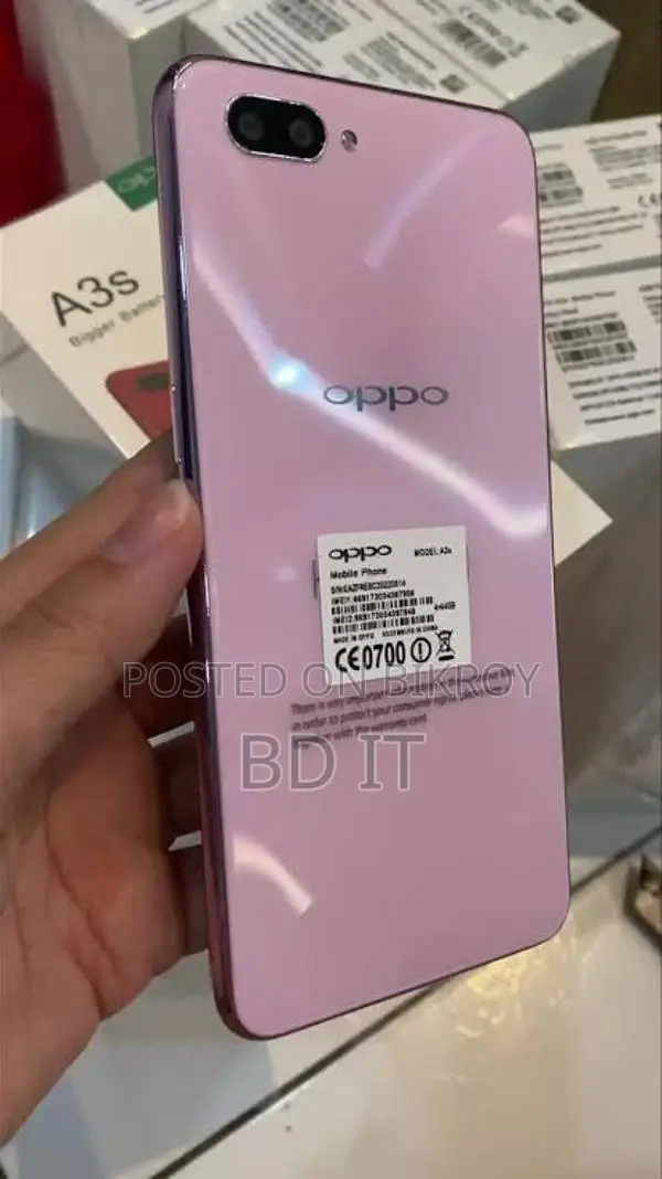 OPPO A3s 6/128 Dhamaka Offer (Brand New)