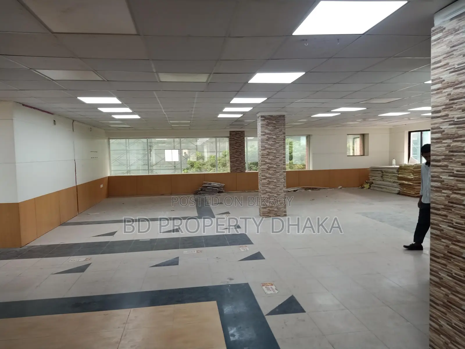 3000 Sqft Open Commercial property rent in Gulshan
