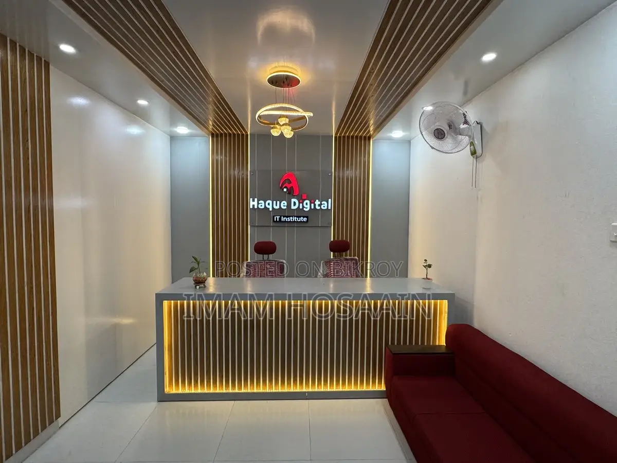 Decorated office for sale in Noakhali. Well-known IT Institute