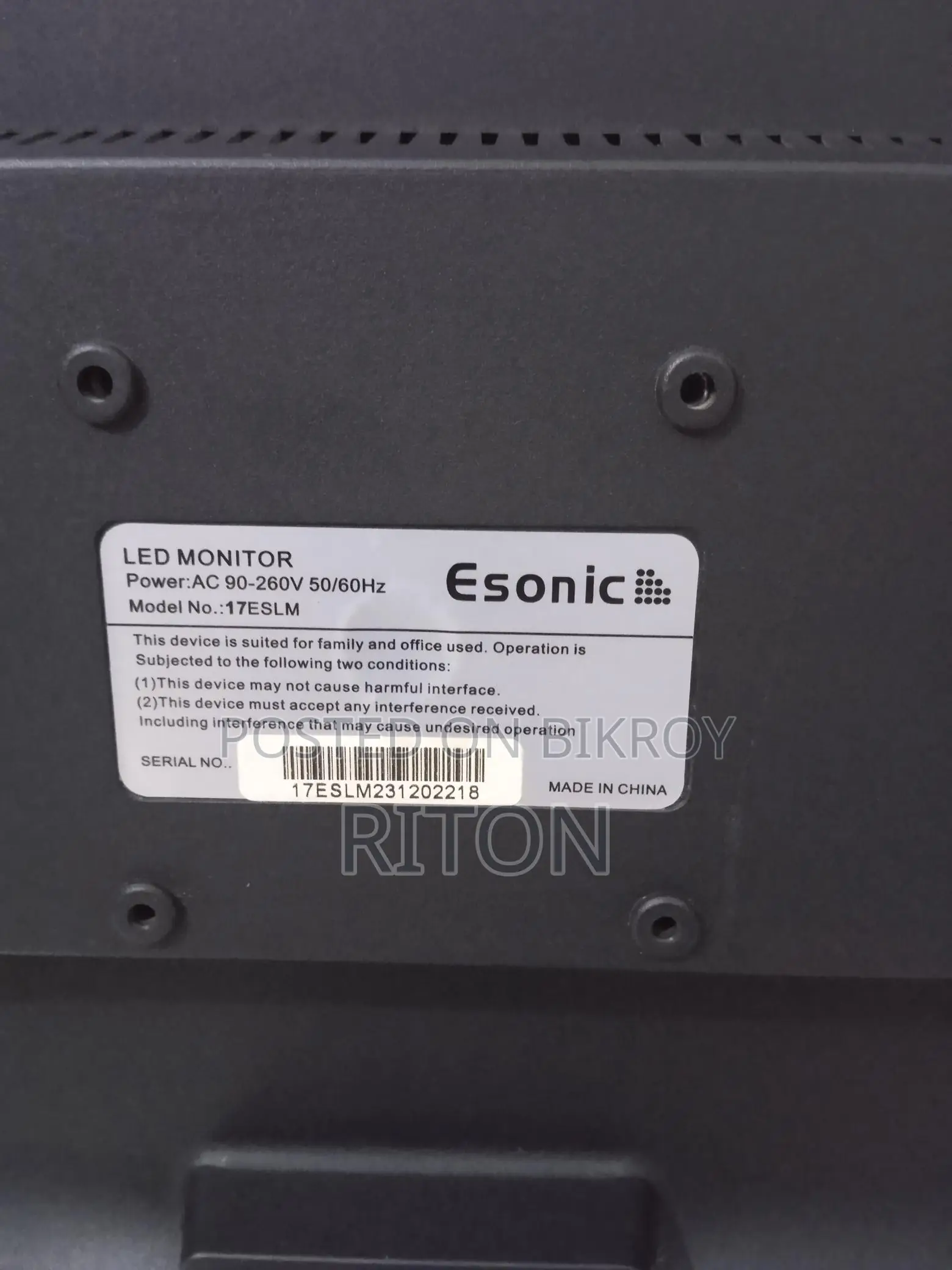 High-Quality Esonic Monitor for Sale