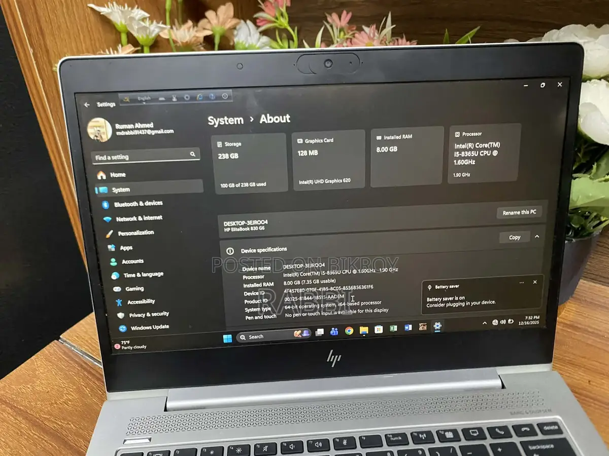 HP Elitebook 830 G6
