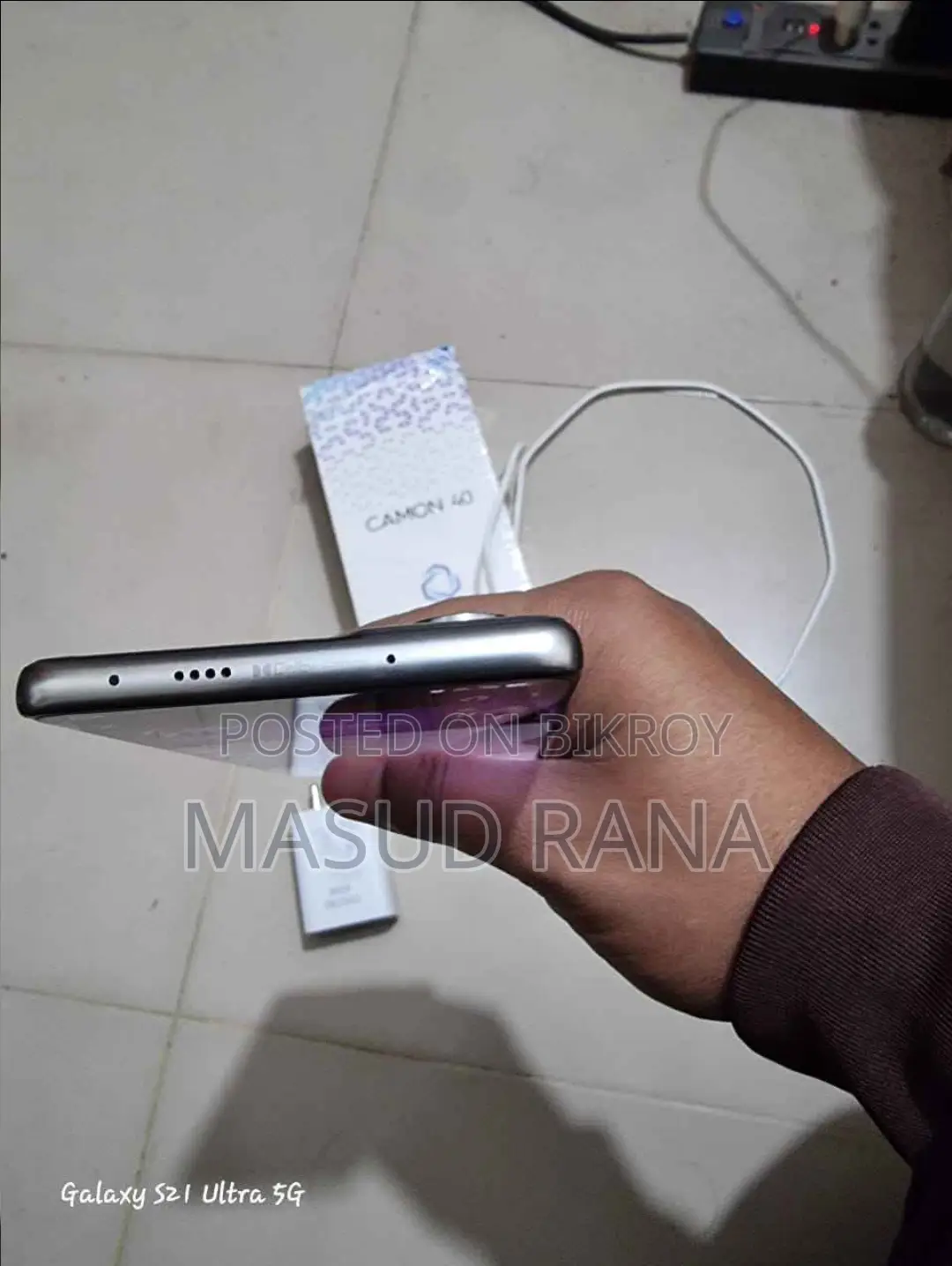 Tecno camon 40 8+8/256 (Used)