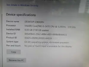 Core i5-08GB RAM, 128GB SSD-Ready PC