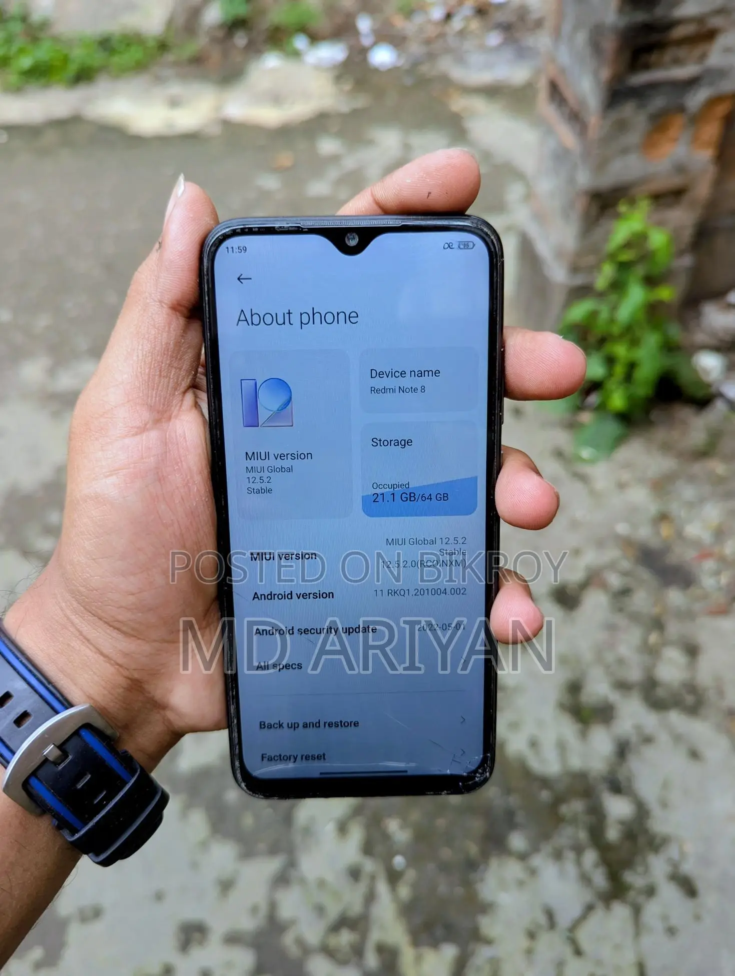 Xiaomi Redmi Note 8 all okay (Used)