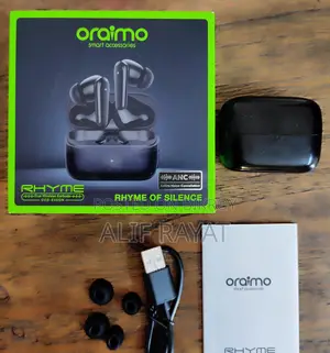 Oraimo Rhyme ওয়্যারলেস ইয়ারবাডস – লাইক নিউ কন্ডিশন, ১ বছর ব্যবহৃত