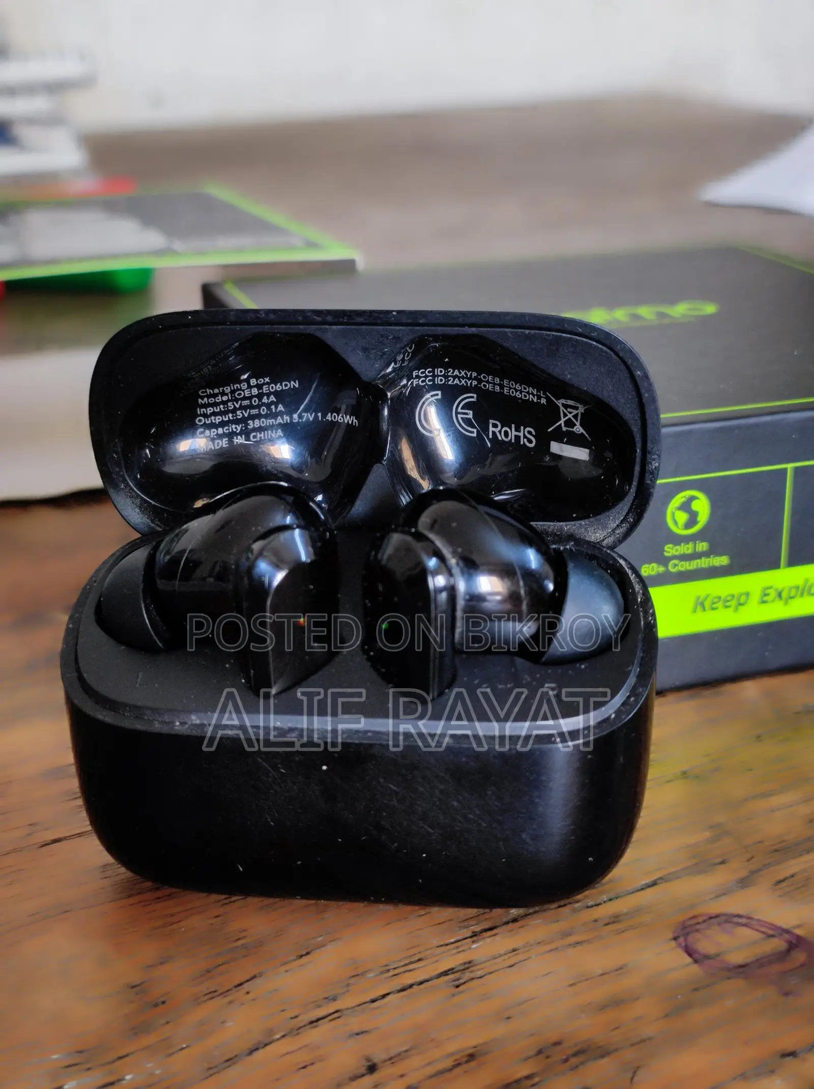 Oraimo Rhyme Wireless Earbuds – Like New Condition, 1 Year Used