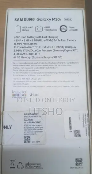 Samsung Galaxy M30s (Used)