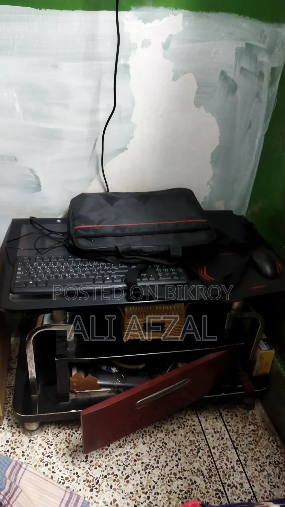 Two-Seater Sofa and TV Trolley for Sale
