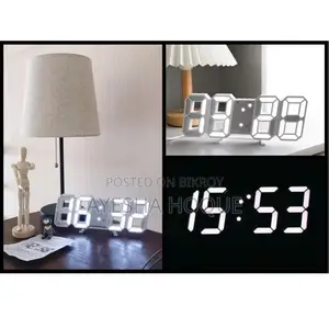 3D LED Digital Clock Electronic Table Alarm