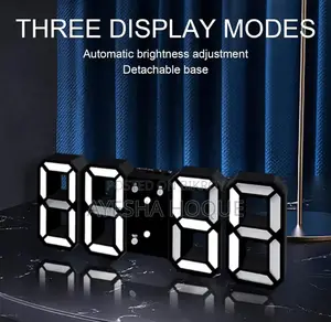 3D LED Digital Clock Electronic Table Alarm