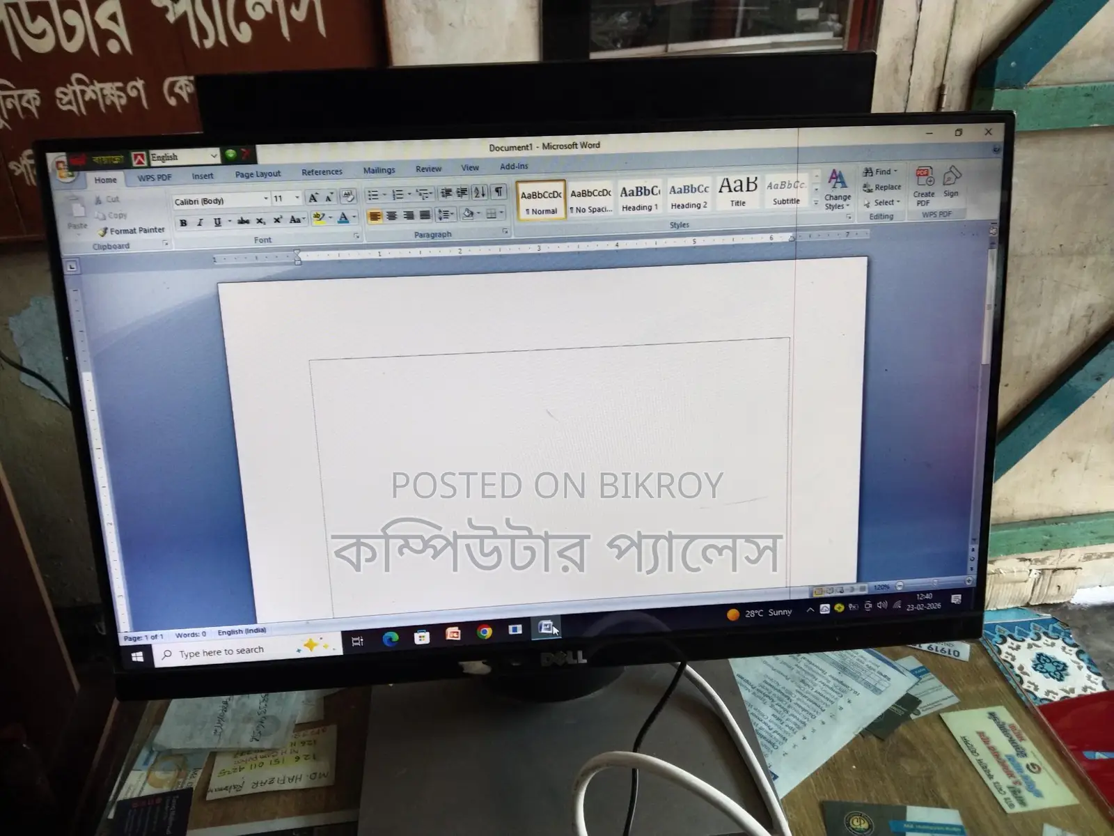 Original DELL Borderless 22 Inch IPS Monitor