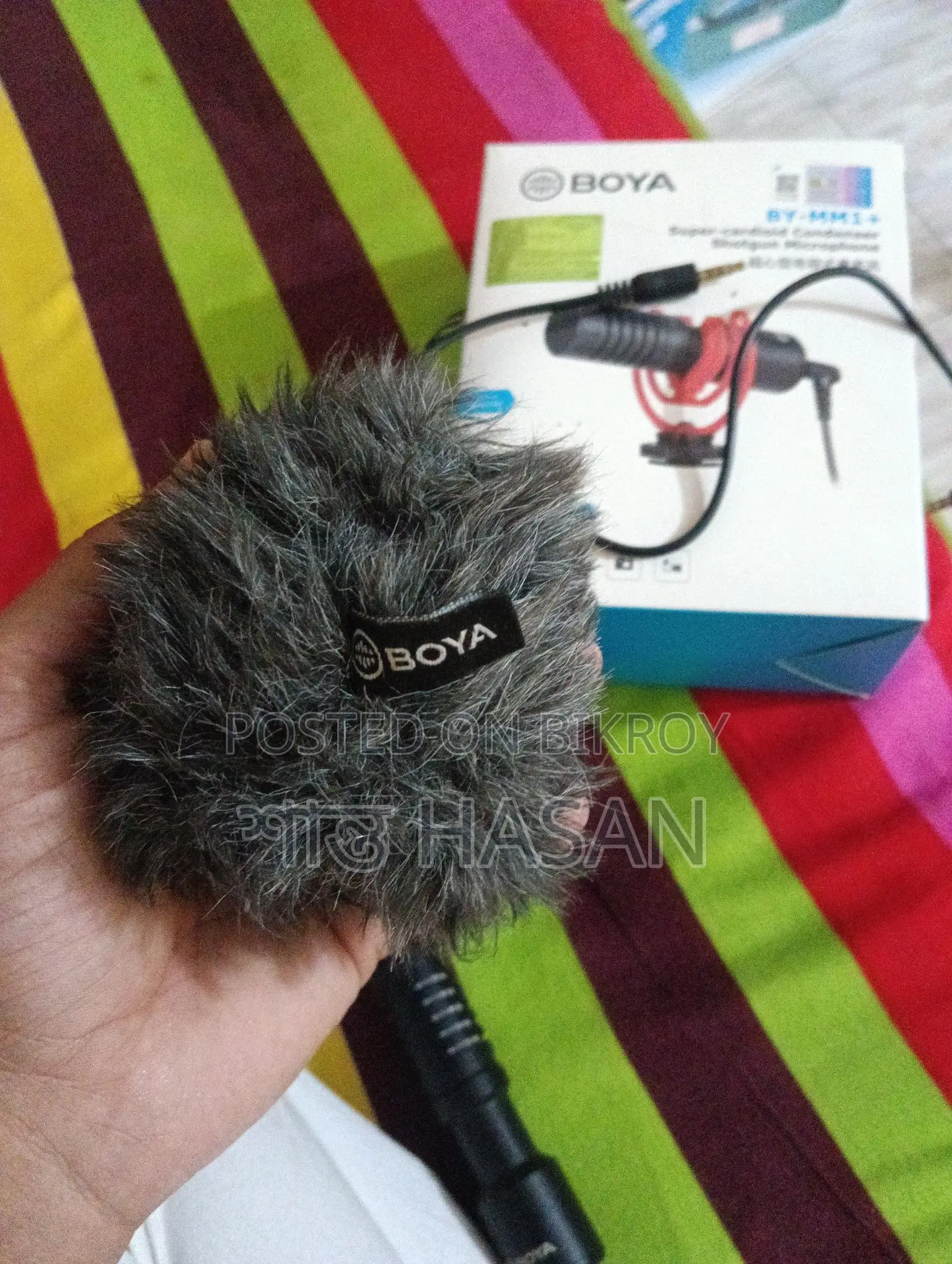 Boya MM1+ Super Cardioid Condenser Shotgun Microphone