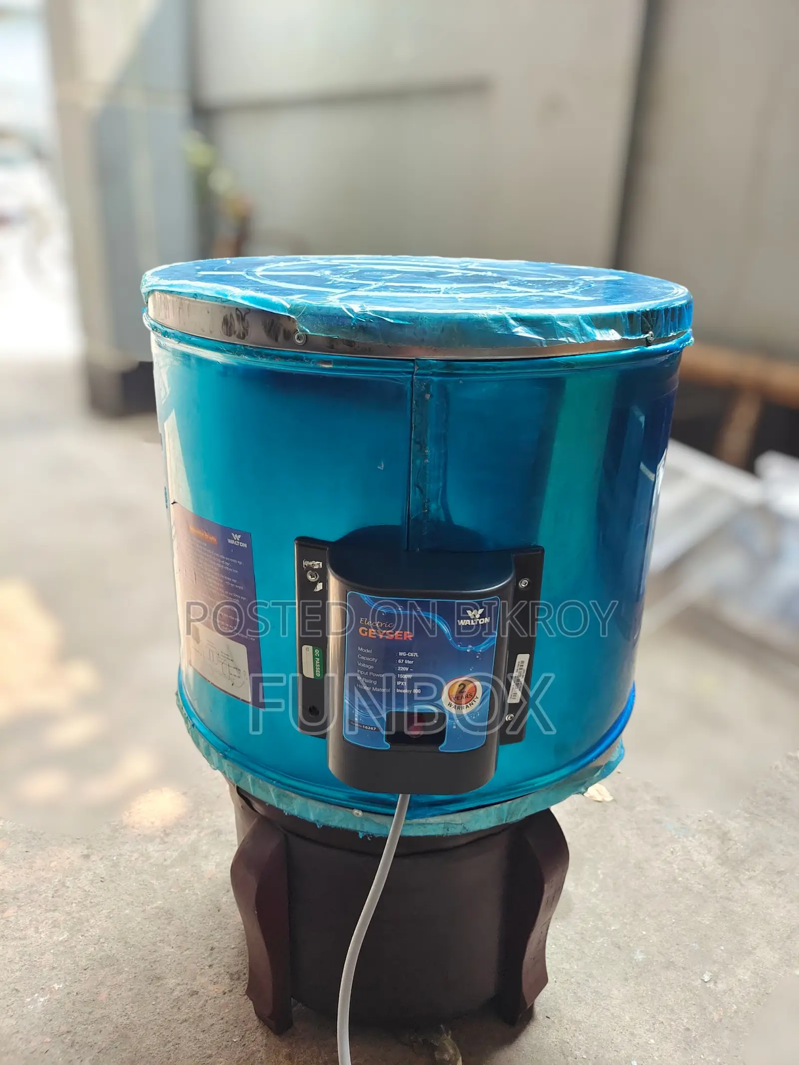 10 Days Used – Like New Walton 67L Water Heater