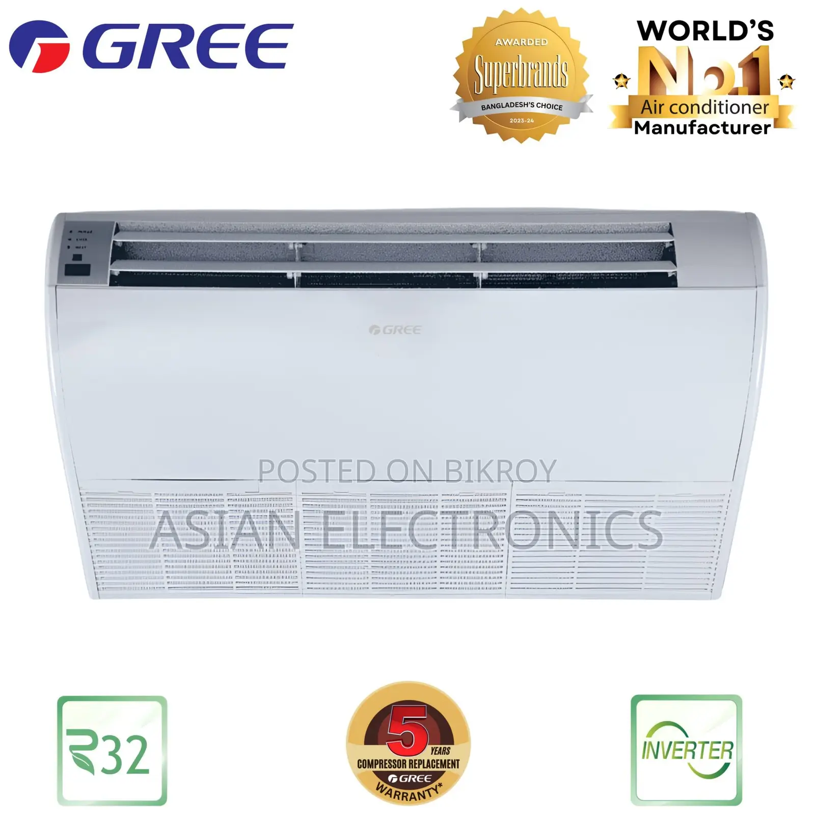 Gree GS-24XZNA3V Zeno-Split 2.0 Ton Inverter AC