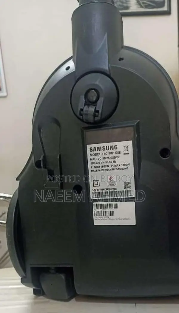 Samsung Vacuum Cleaner (VC18M2120SB/SG) 1800W