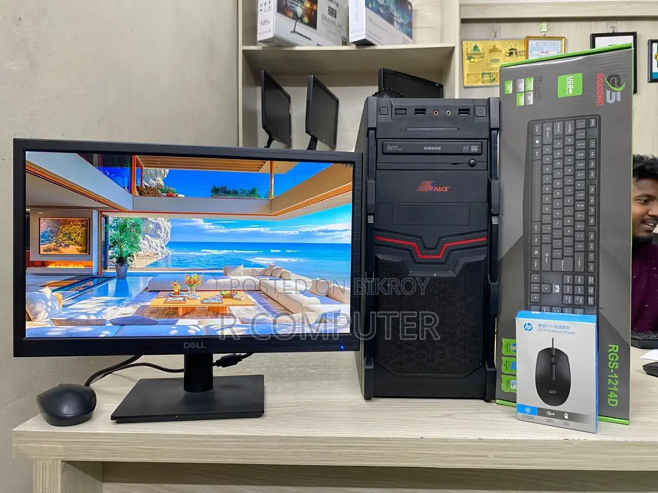 Computer Set_Intel Core i7 (6th Gen)_M.2 SSD 256GB_Ram 8GB_Dell 19"Monit