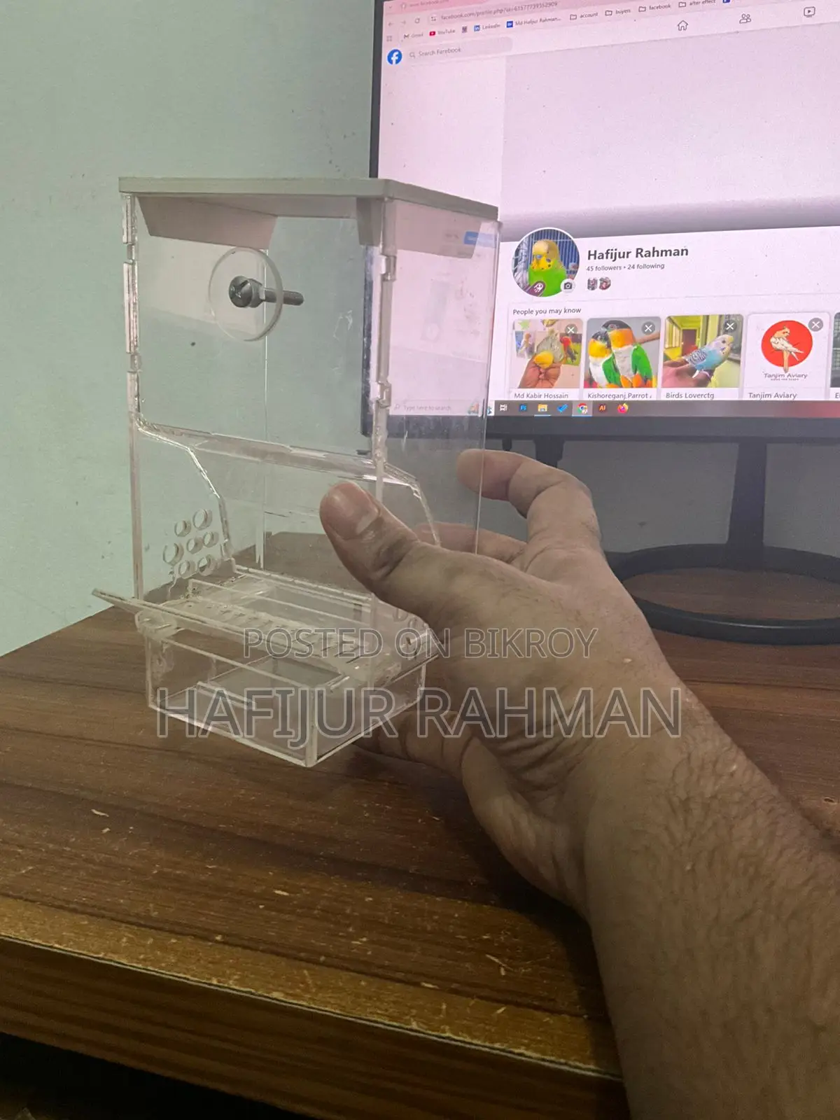 Bird Food Hopper