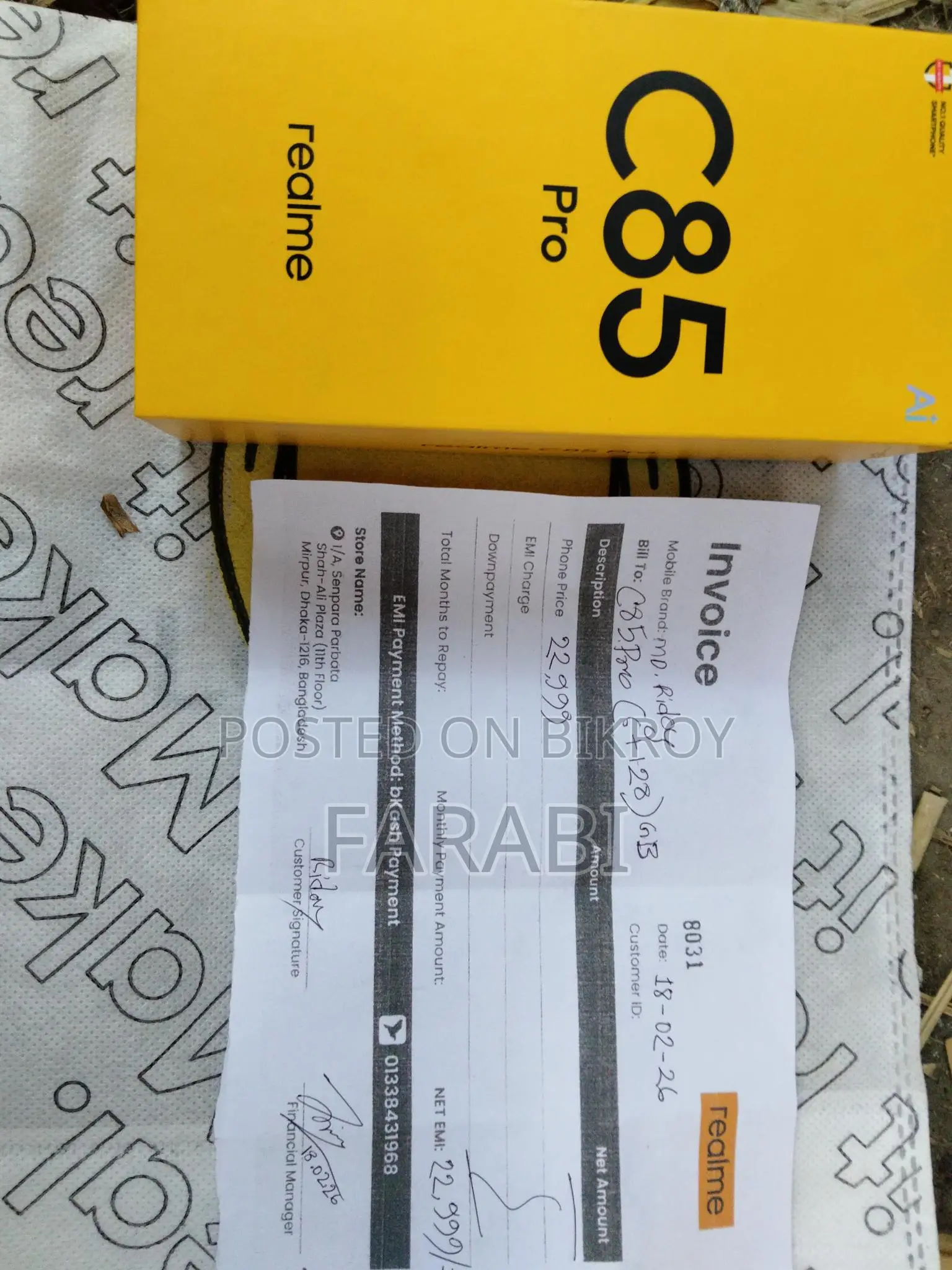 Realme C85 pro (Used)
