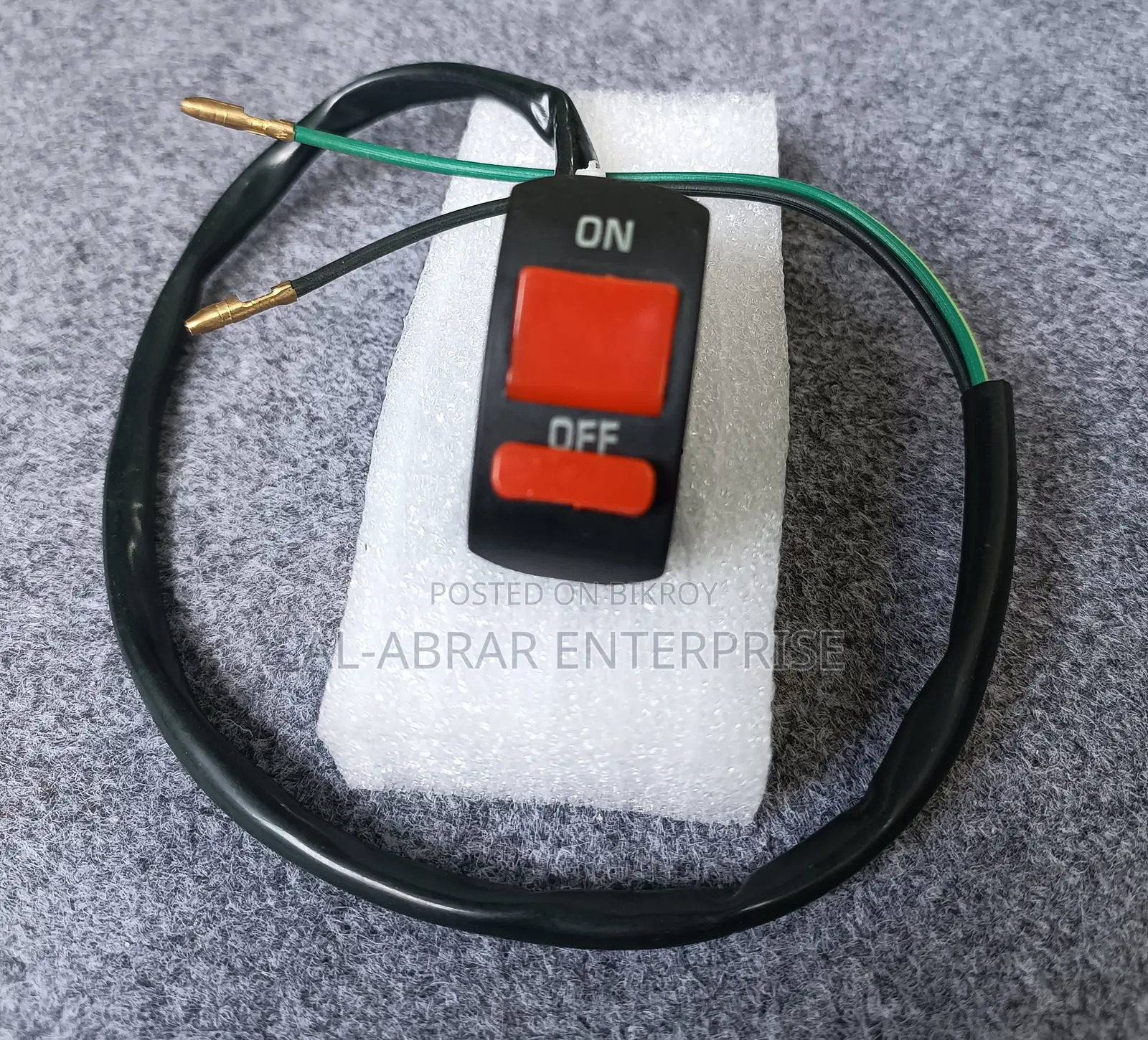 2 cable ON–OFF Switch.