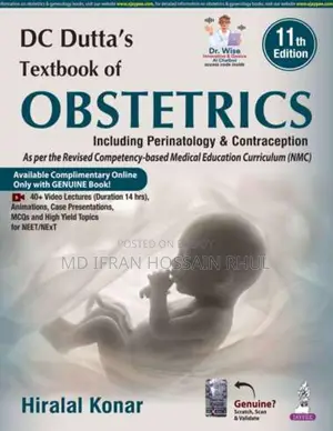 Dutta's Textbook Of Obstetrics 11th Edition