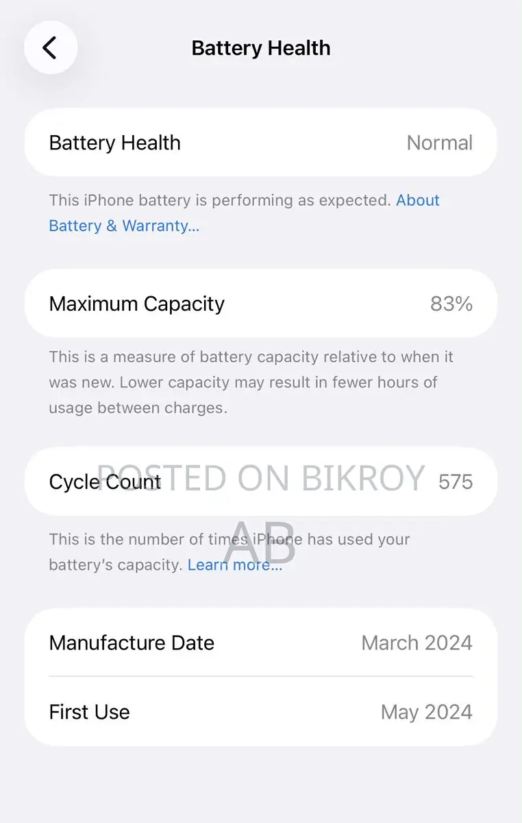 Apple iPhone 15 pro max 256 GB (Used)