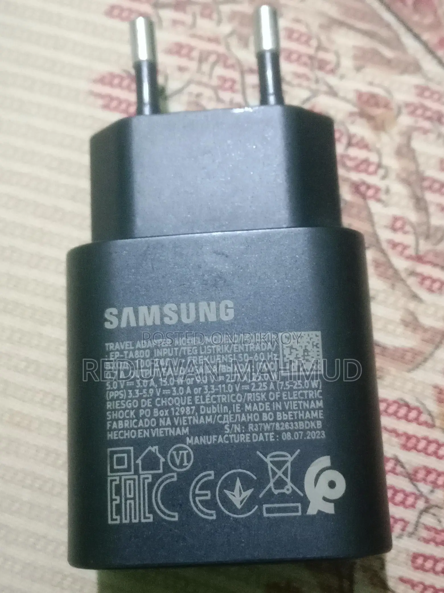 Original Samsung 25w Adapter Usb-c