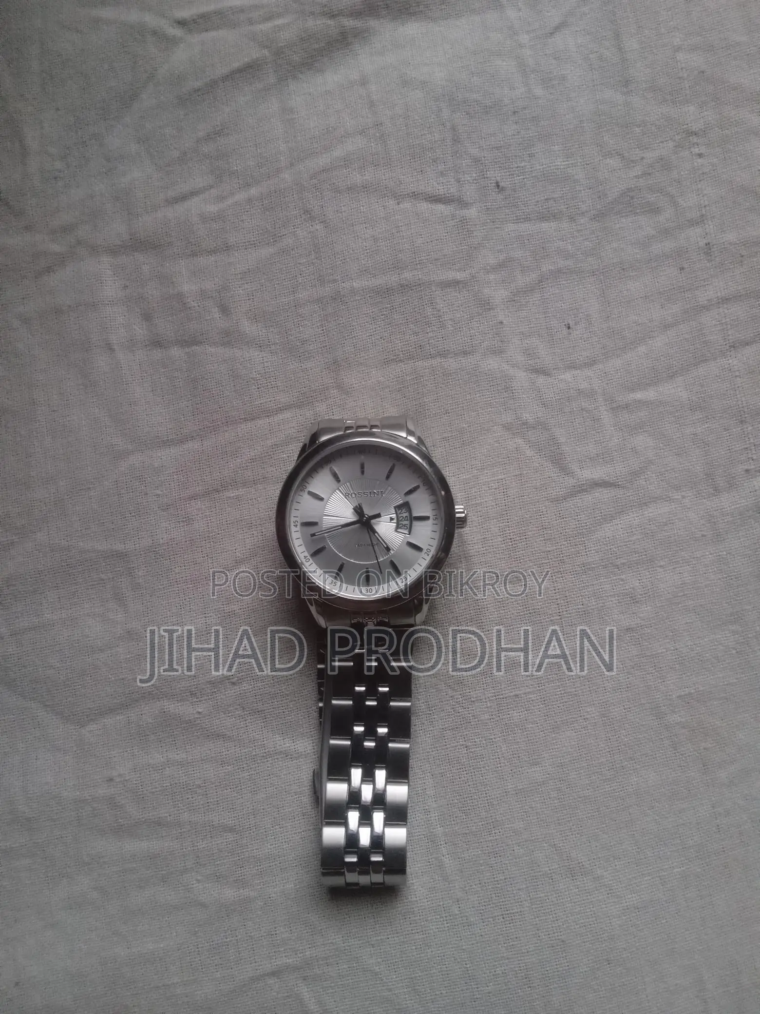 Rossini Classic Stainless Steel Watch Model Roslb023.