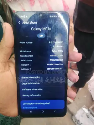 Samsung Galaxy M01s . (Used)