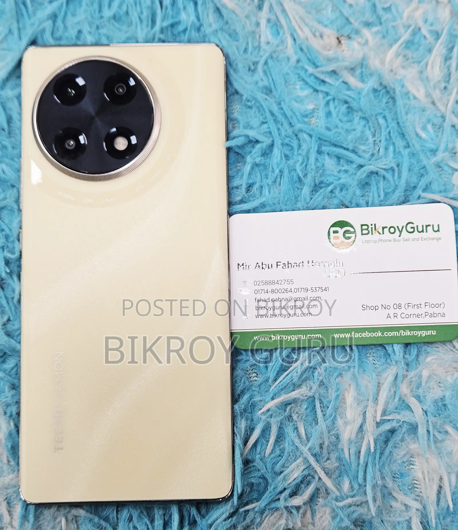 Tecno Camon 30s 8GB 256GB FULL BOX (Used)