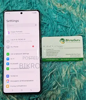 Tecno Camon 30s 8GB 256GB FULL BOX (Used)